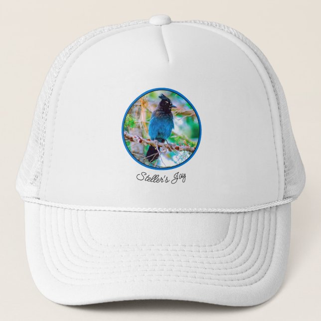 Gorra De Camionero Jay de Steller - Fotografía original (Anverso)