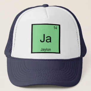 Gorra De Camionero Jaylon Nombre Elemento Químico Tabla Periódica