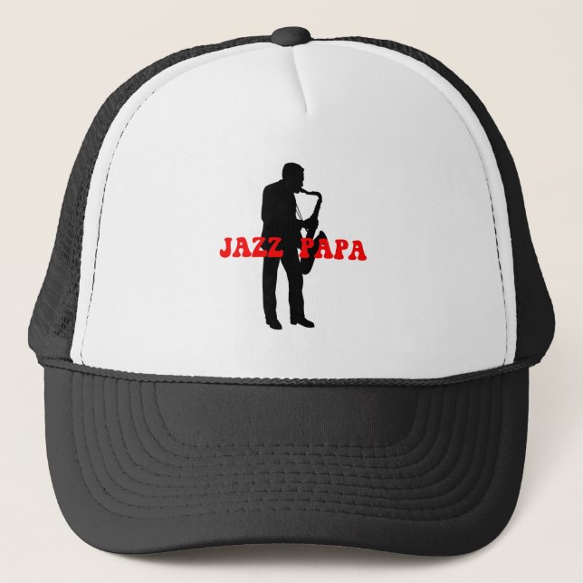 Gorra De Camionero Jazz de la papá del jazz (Anverso)