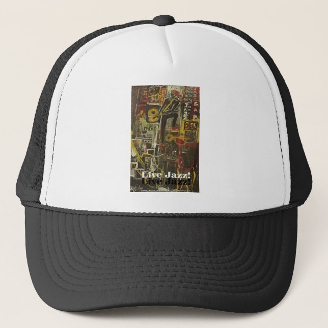 Gorra De Camionero jazz en vivo (Anverso)