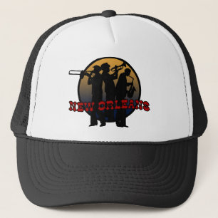 Gorra De Camionero Jazz Retro New Orleans