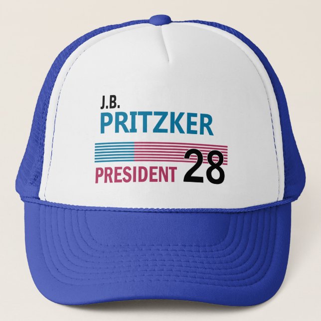 Gorra De Camionero JB Pritzker 2028 (Anverso)