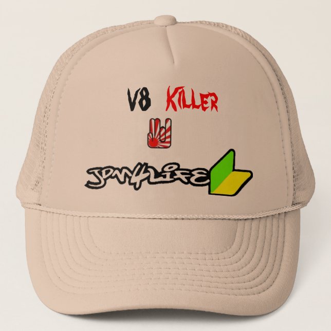 Gorra De Camionero JDM sobre V8 (Anverso)