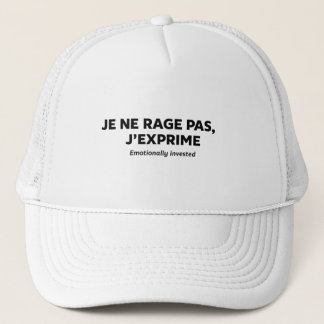 Gorra De Camionero je ne rage , pas j'exprime