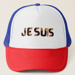 Gorra De Camionero Je Suis, Soy el concepto de Jesús