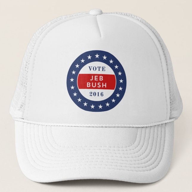 Gorra De Camionero Jeb Bush 2016 (Anverso)