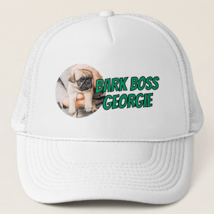 Gorra De Camionero Jefe de la corteza Mascota de perro Foto moderna d