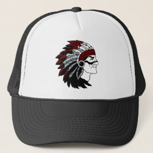 Gorra De Camionero Jefe del nativo americano