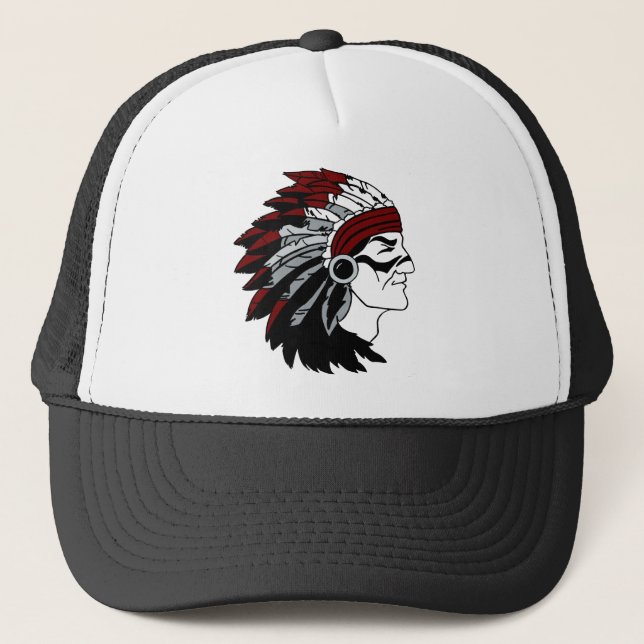 Gorra De Camionero Jefe del nativo americano (Anverso)