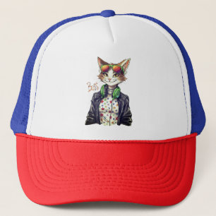 Gorra De Camionero Jefe Gato Genial - Regalo Divertido para Amantes d