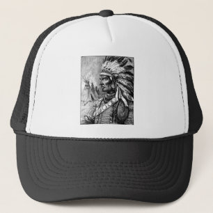 Gorra De Camionero Jefe indio americano