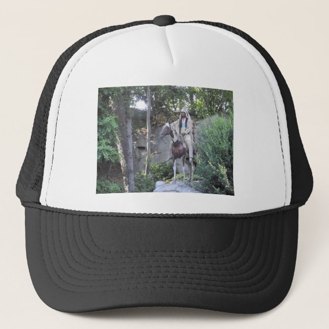 Gorra De Camionero Jefe nativo americano indio con imagen de caballo (Anverso)
