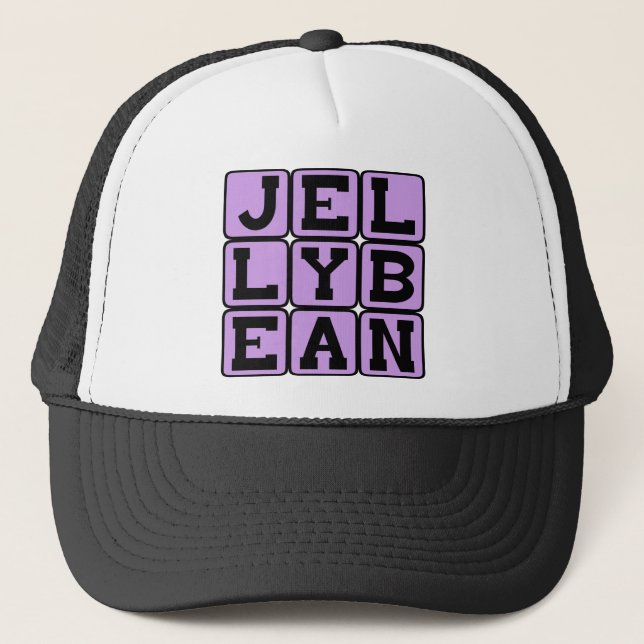 Gorra De Camionero Jelly Bean, Caramelo con Sabor (Anverso)