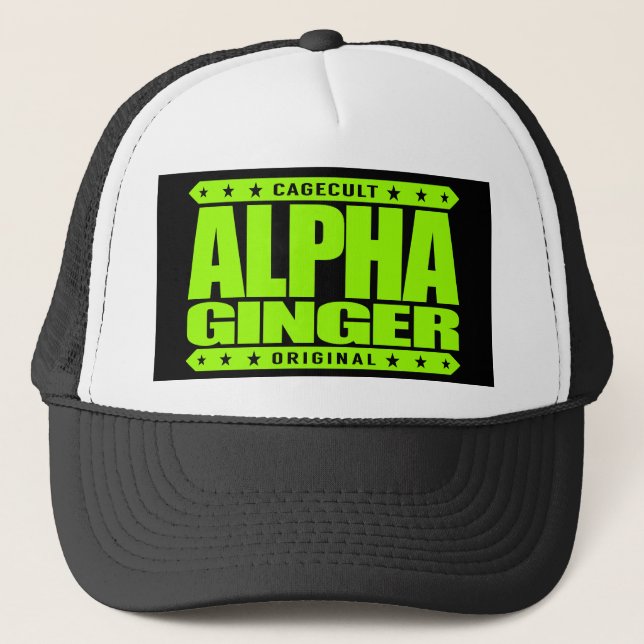 Gorra De Camionero JENGIBRE ALFA - guerrero pálido pelirrojo, cal (Anverso)
