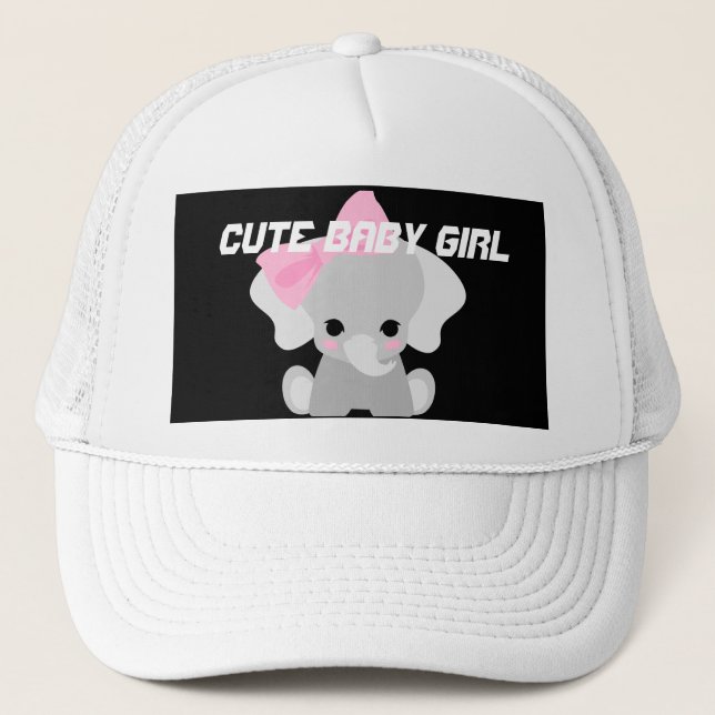 Gorra De Camionero Jericho Personalizado Cursiva  Cute foto niña (Anverso)