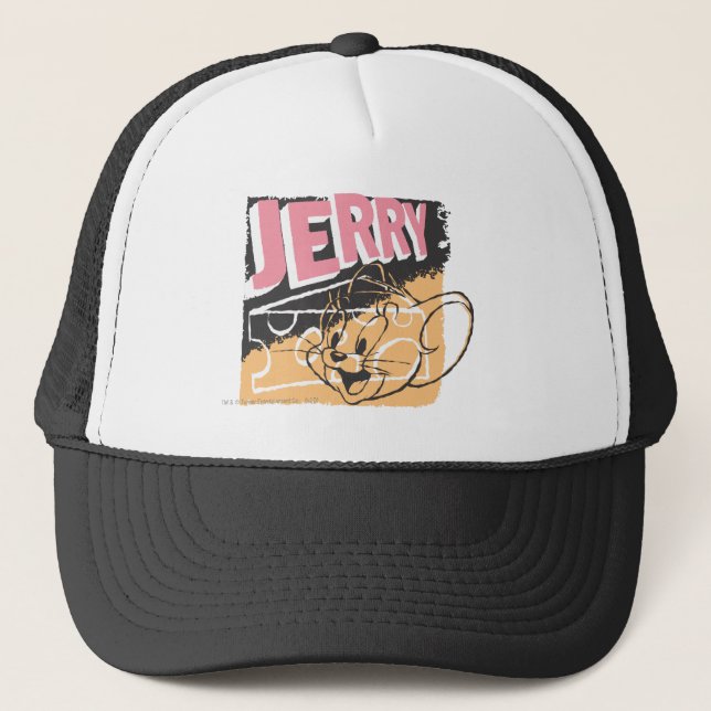 Gorra De Camionero Jerry Face on Cheese (Anverso)