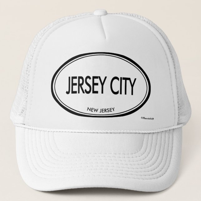 Gorra De Camionero Jersey City, New Jersey (Anverso)
