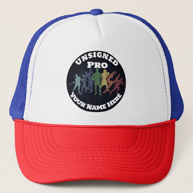 Gorra De Camionero Jersey de fútbol pro no firmado (Anverso)