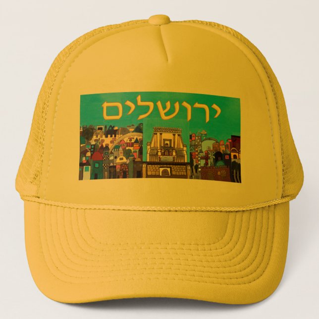 Gorra De Camionero Jerusalén (Anverso)