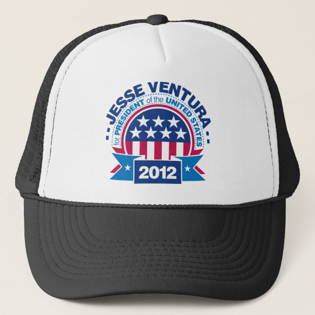 Gorra De Camionero Jesse Ventura para el presidente 2012 (Anverso)