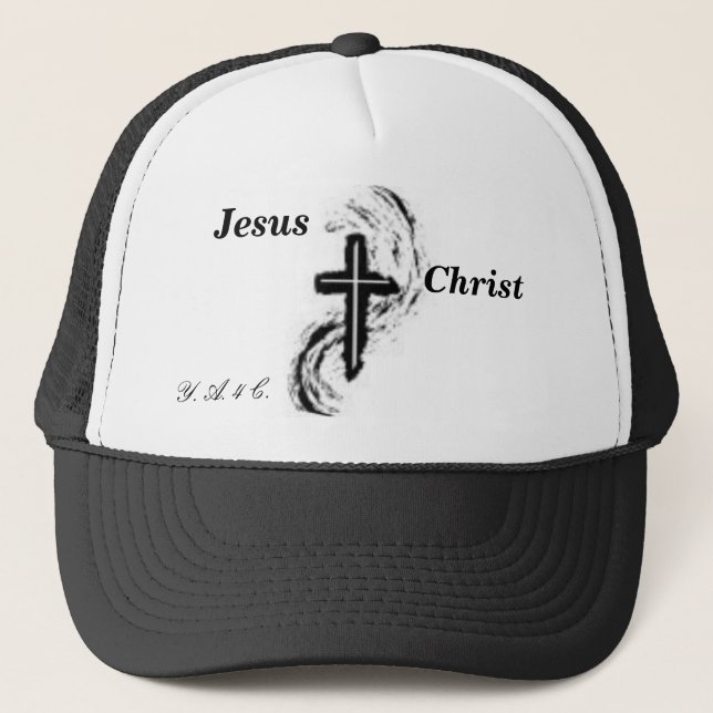 Gorra De Camionero Jesús 3, Jesús, Cristo, Y.A. 4 C. (Anverso)