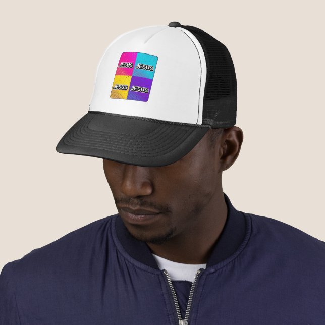 Gorra De Camionero JESÚS - 4 Cuadrados  (In situ)