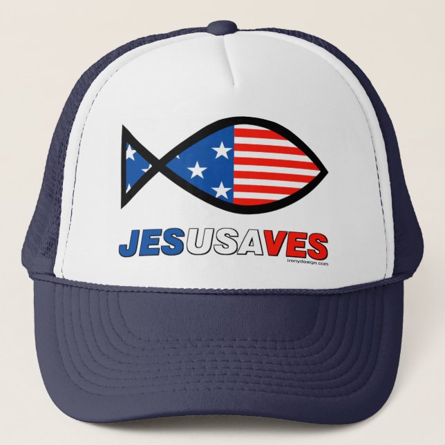 Gorra De Camionero Jesús ahorra (Anverso)