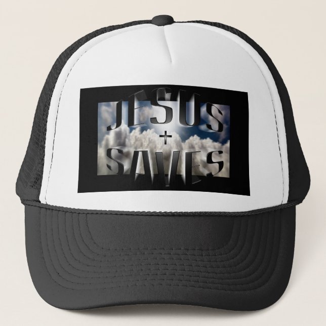 Gorra De Camionero Jesús ahorra (Anverso)