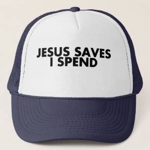 Gorra De Camionero Jesús Ahorra Que Pase La Camiseta De Bendición D