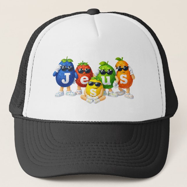 Gorra De Camionero JESUS - Christian (Anverso)