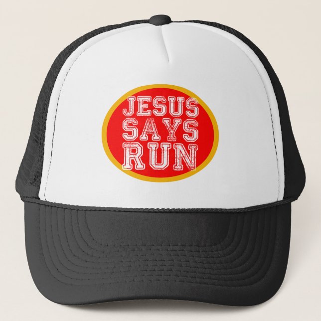 Gorra De Camionero Jesús dice funcionamiento (Anverso)