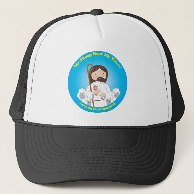 Gorra De Camionero Jesús el buen pastor (Anverso)
