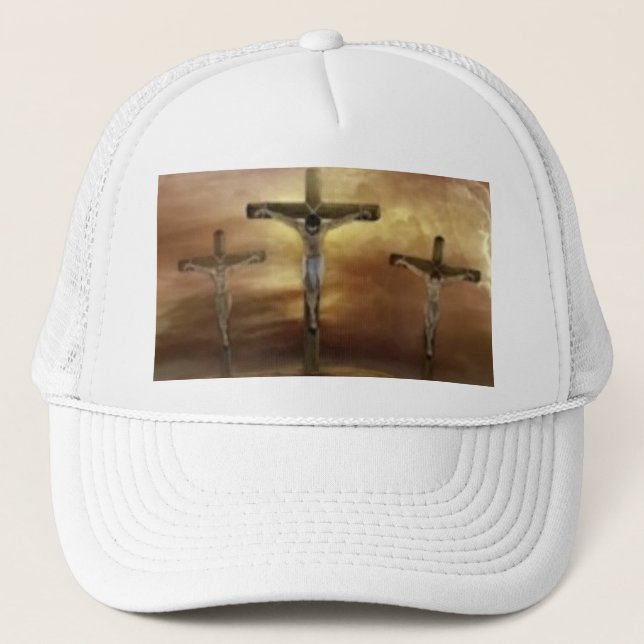 GORRA DE CAMIONERO JESÚS EN LA CRUZ (Anverso)