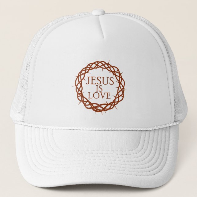 Gorra De Camionero Jesús es amor (Anverso)