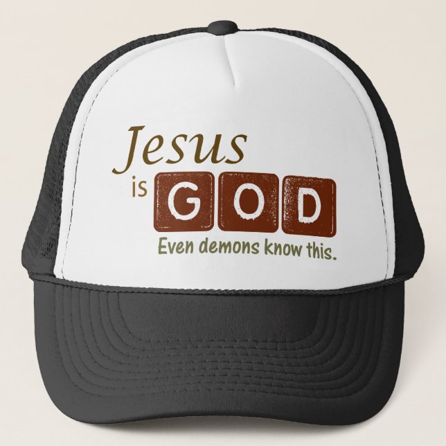 Gorra De Camionero Jesús es dios (Anverso)