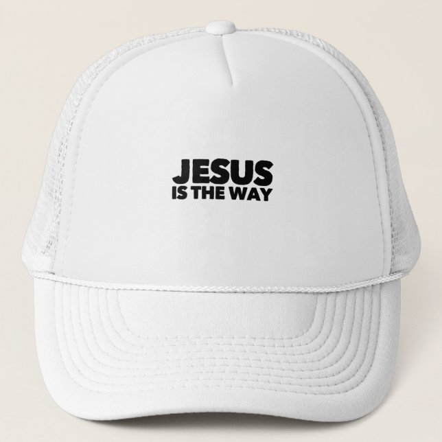 Gorra De Camionero Jesús Es El Camino (Anverso)