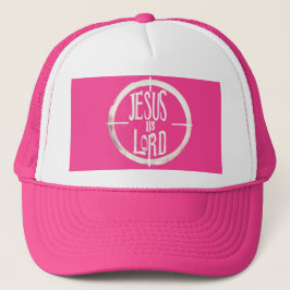 Gorra De Camionero Jesús es el logo rosa del Señor