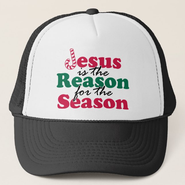 Gorra De Camionero Jesús es la razón (Anverso)