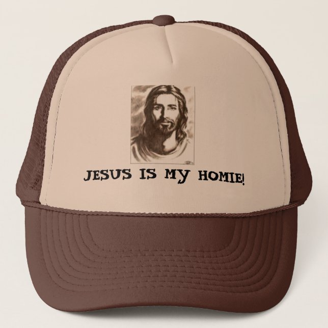 GORRA DE CAMIONERO ¡JESÚS ES MI HOMIE! (Anverso)