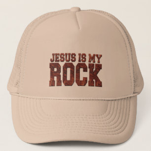 GORRA DE CAMIONERO JESÚS ES MI ROCA