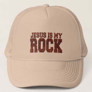 GORRA DE CAMIONERO JESÚS ES MI ROCA