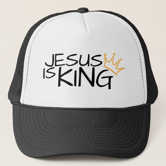 Gorra De Camionero Jesús es Rey (Anverso)
