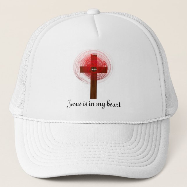 Gorra De Camionero Jesús Está En Mi Corazón (Anverso)