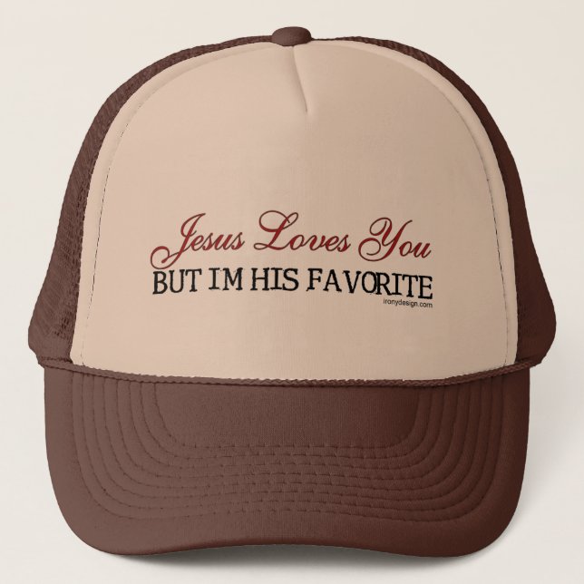 Gorra De Camionero Jesús le ama preferido (Anverso)