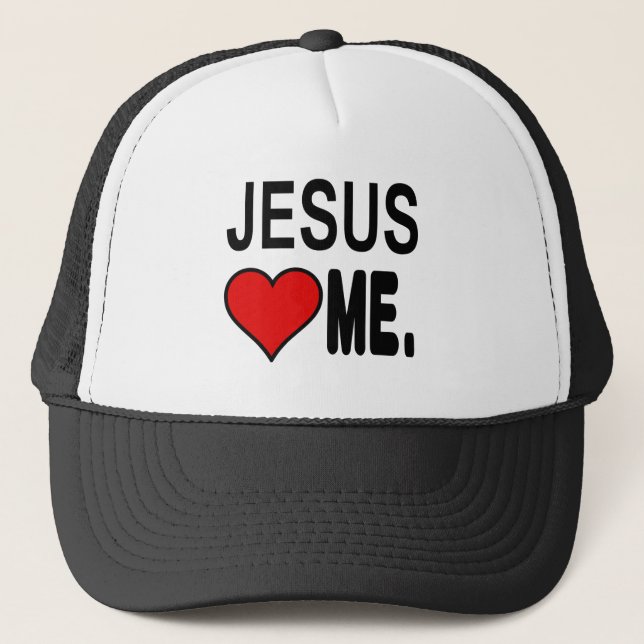 Gorra De Camionero Jesús me ama los regalos de Jesús (Anverso)