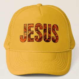 Gorra De Camionero Jesus name on a cap