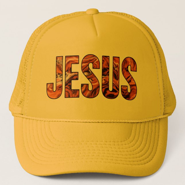 Gorra De Camionero Jesus name on a cap (Anverso)