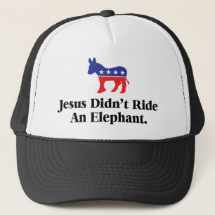 Gorra De Camionero Jesús No Montó Un Elefante - Partido Demócrata
