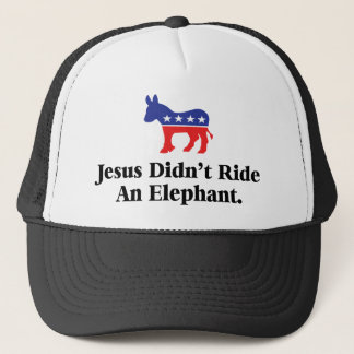 Gorra De Camionero Jesús No Montó Un Elefante - Partido Demócrata