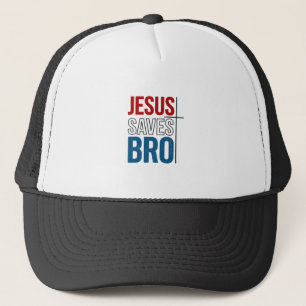 Gorra De Camionero Jesús salva diseño de tipografía cristiana para ca